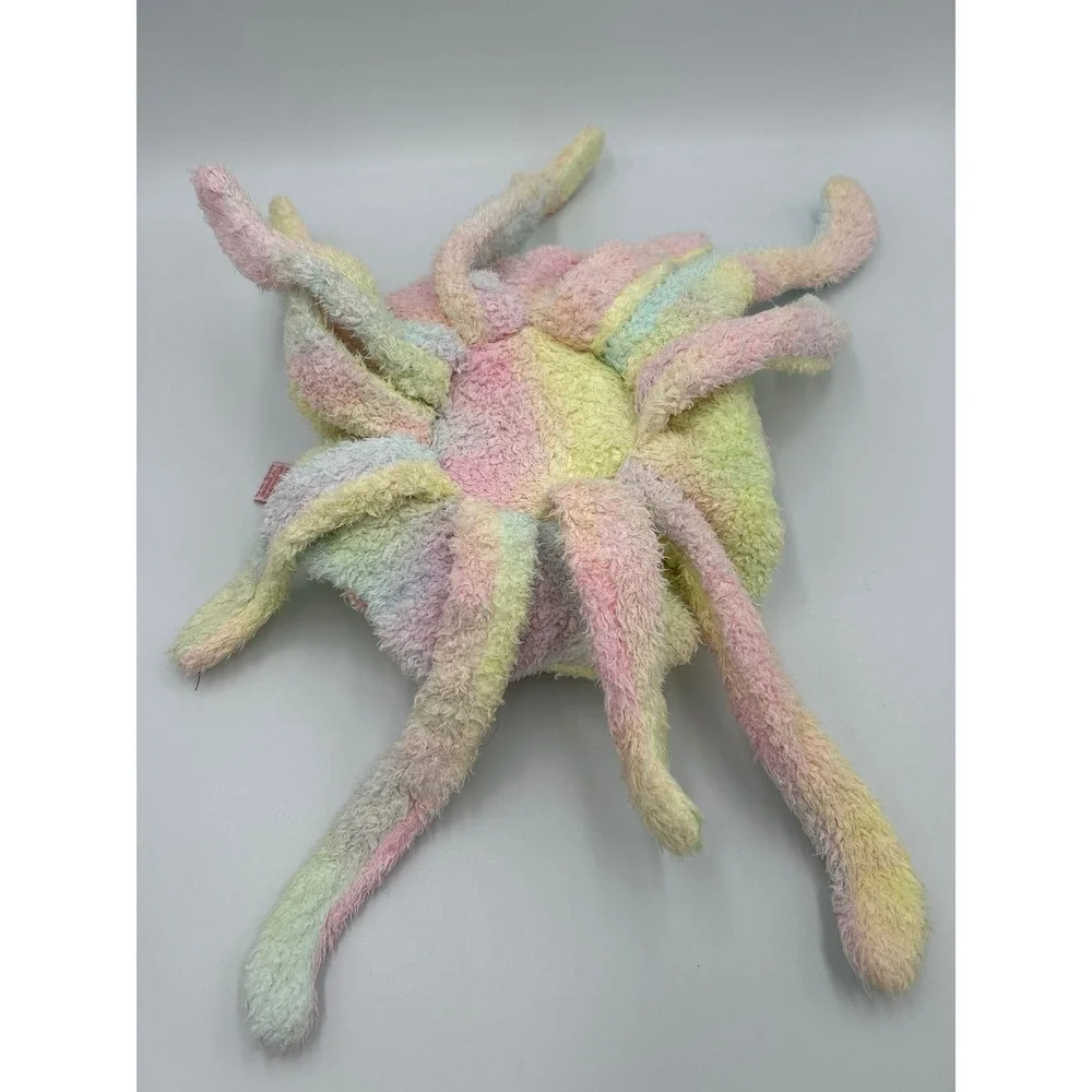 Ty Beanie Buddies Inky the Octopus Pastel Tie Dye Plush 1999 Large 11 Inch‎ Toy